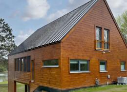 Modernes Blockhaus Nordic Nest in den USA